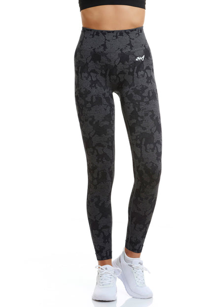Spanx | Look At Me Now Seamless Leggings | Heather Camo Details