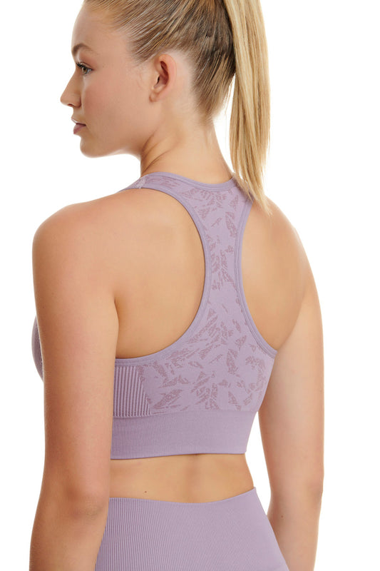 ewf lilac floral seamless sports bras everywearfit