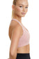 ewf pink v-neck training sports bras